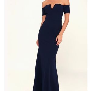 Lulu's Lynne off the shoulder dress